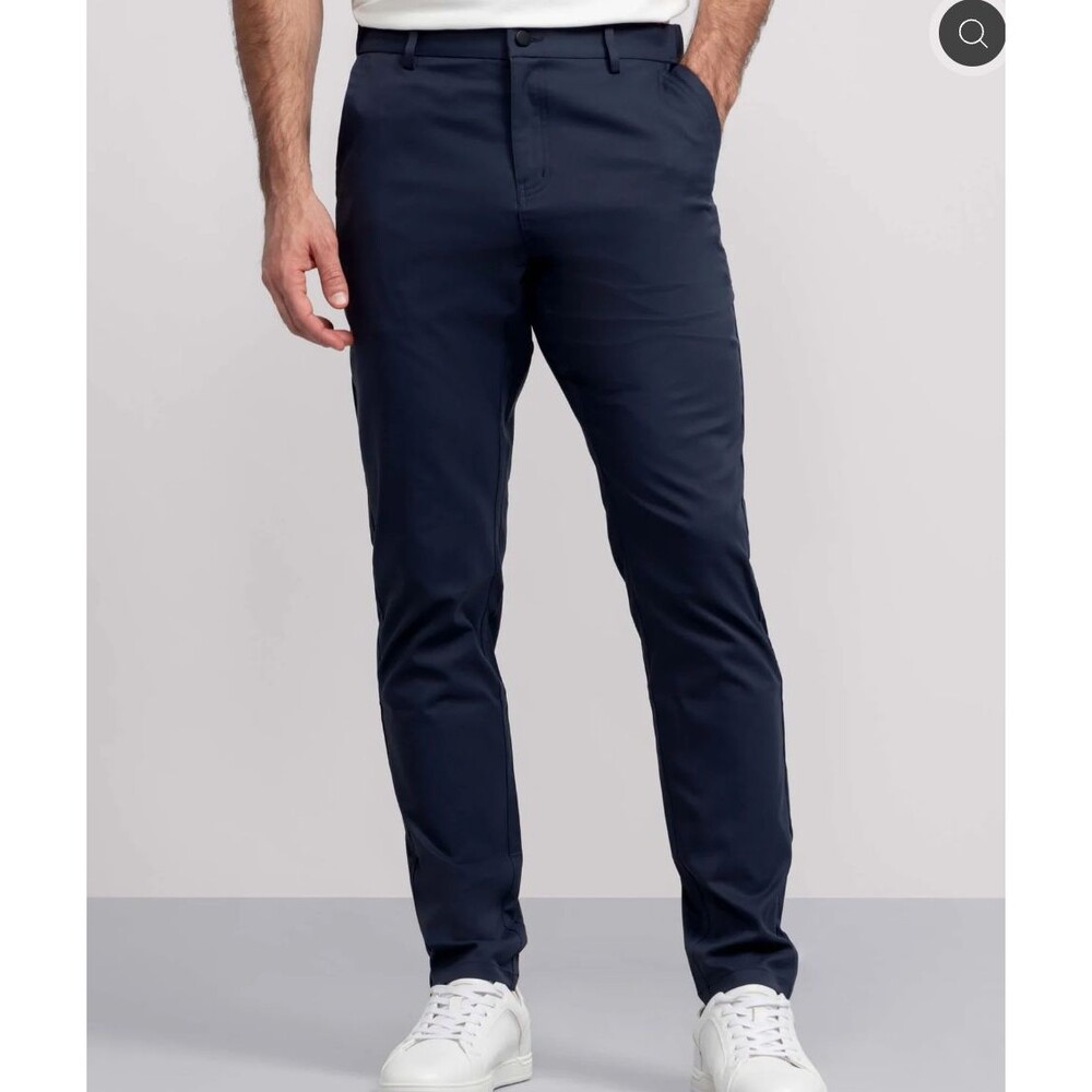 Jack Archer Jetsetter Tech Pants Slim Fit Deep Blue Stretch Travel 33x32